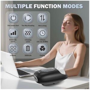 Belhope Hand Massager with 9 modes